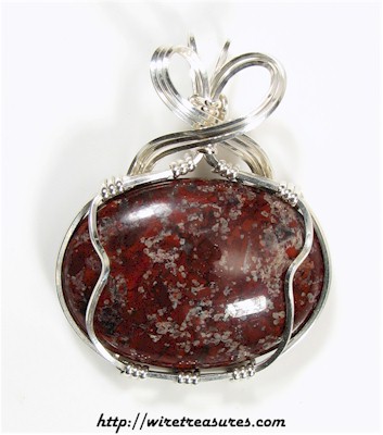 Poppy Jasper Pendant