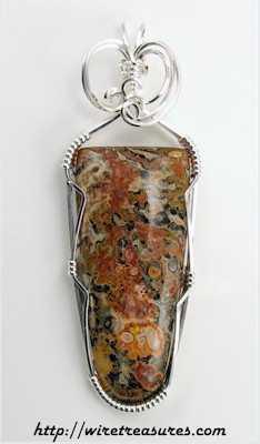 Leopardskin Jasper Pendant