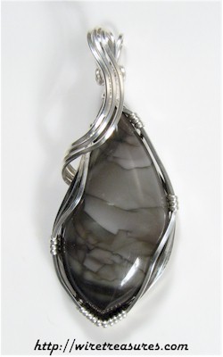 Spiderweb Jasper Pendant