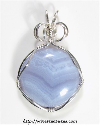 Blue Lace Agate Pendant