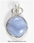 Blue Lace Agate Pendant