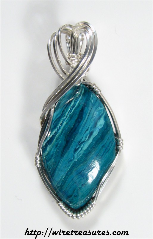 Chrysocolla & Malachite Pendant