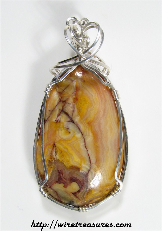 Lace Agate Pendant