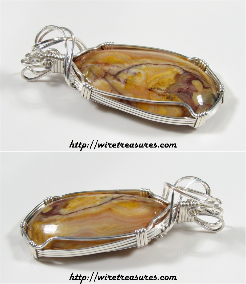 Lace Agate Pendant