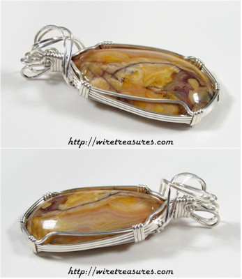 Lace Agate Pendant