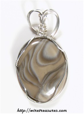 Polish Flint Pendant