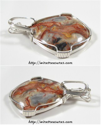Lace Agate Pendant