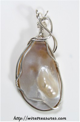 Blistered Pearl Pendant