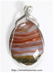 Rainbow Ridge Agate Pendant