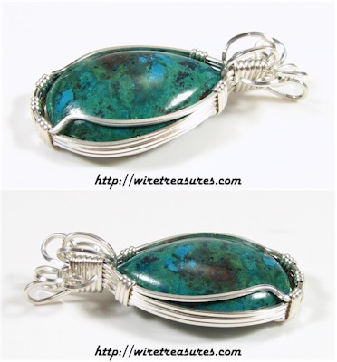 Parrot Wing Jasper Pendant