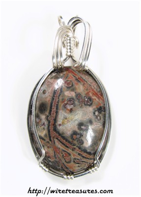 Leopardskin Jasper Pendant