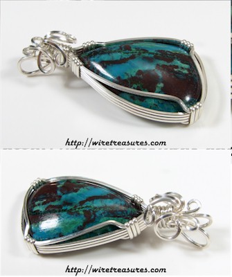 Parrot Wing Jasper Pendant
