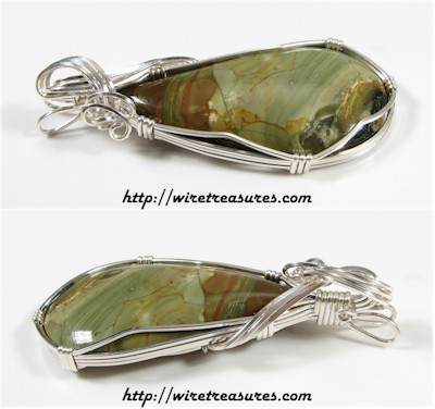 Blue Mountain Jasper Pendant