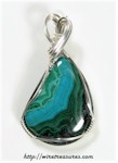 Chrysocolla & Malachite Pendant