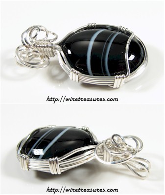 Black Sardonyx Pendant