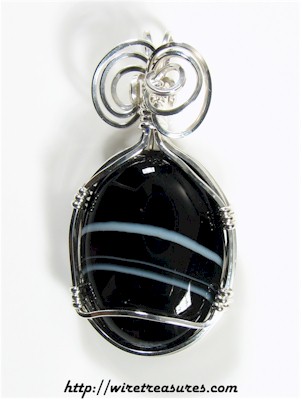 Black Sardonyx Pendant