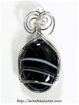 Black Sardonyx Pendant
