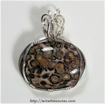 Leopardskin Jasper Pendant