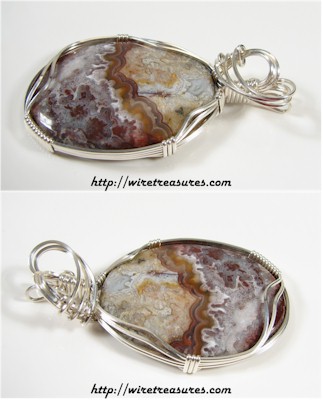 Lace Agate Pendant