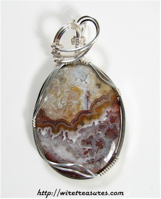 Lace Agate Pendant