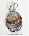 Lace Agate Pendant