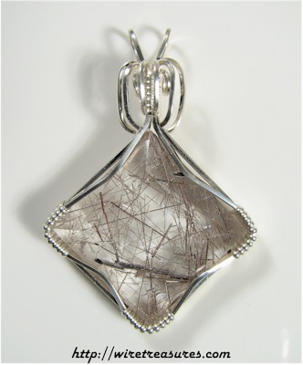 Rutilated Quartz Pendant