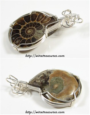 Ammonite Fossil Pendant