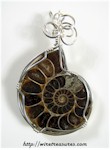 Ammonite Fossil Pendant