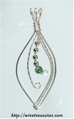 Sculpted Wire Pendant