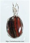 Red Jasper (with Hematite) Pendant