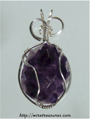 Amethyst Crystals Pendant