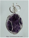 Amethyst Crystals Pendant