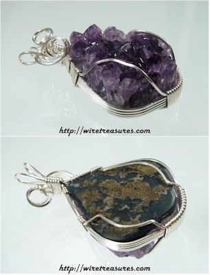 Amethyst Crystals Pendant