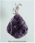 Amethyst Crystals Pendant