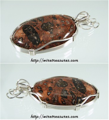 Orbicular Rhyolite Pendant