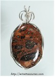 Orbicular Rhyolite Pendant