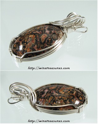 Leopardskin Jasper Pendant
