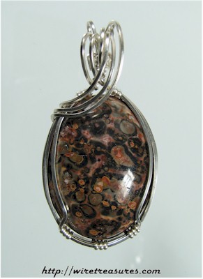 Leopardskin Jasper Pendant