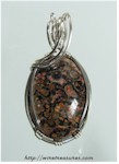 Leopardskin Jasper Pendant