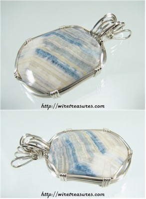 Lapis Lace Onyx Pendant