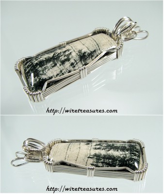 Russian Fern Jasper Pendant