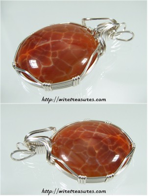 Honeycomb Chalcedony Pendant