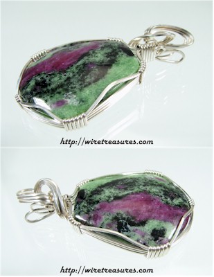Ruby in Zoisite Pendant