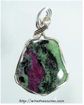 Ruby in Zoisite Pendant