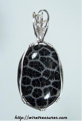 Black Coral Pendant