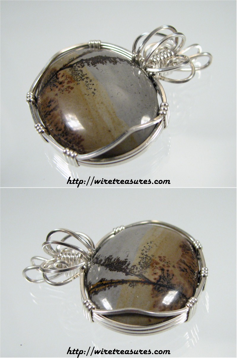 Chinese Picture Rock Pendant