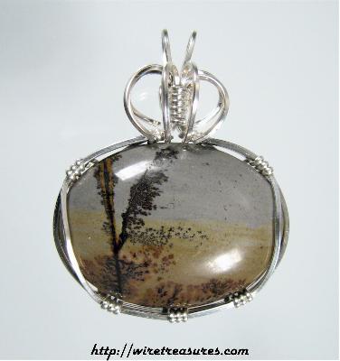 Chinese Picture Rock Pendant