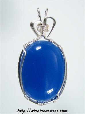 Blue Onyx Pendant