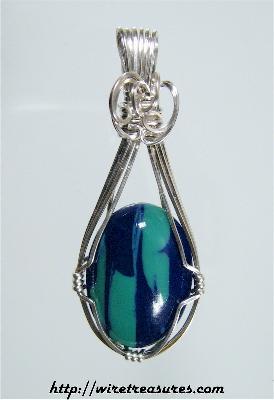 Malachite & Azurite Pendant
