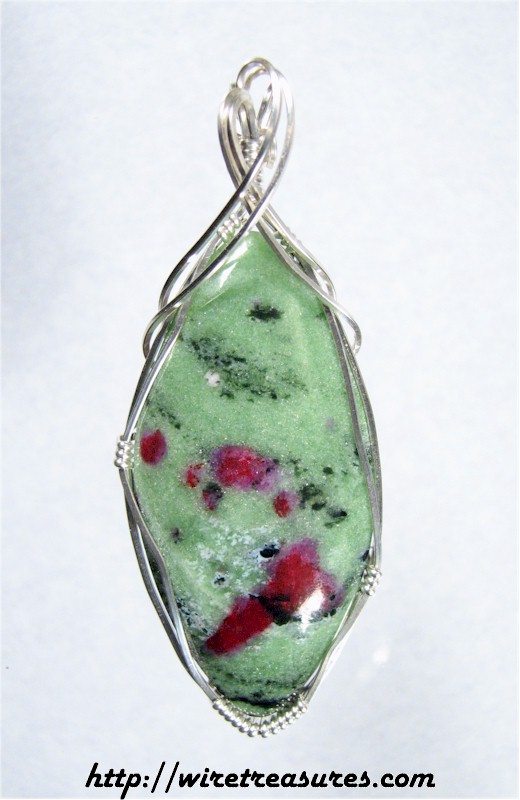 Ruby in Zoisite Pendant